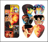 Jimi Hendrix Collector Pick Tins Frontline, Heavy, 12 Classic Celluloid Picks
